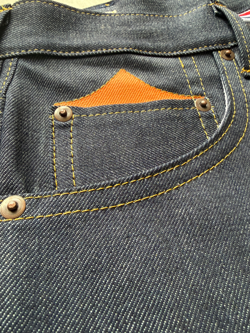Tulp Jeans 36W36L Candiani 15OZ Selvedge Denim