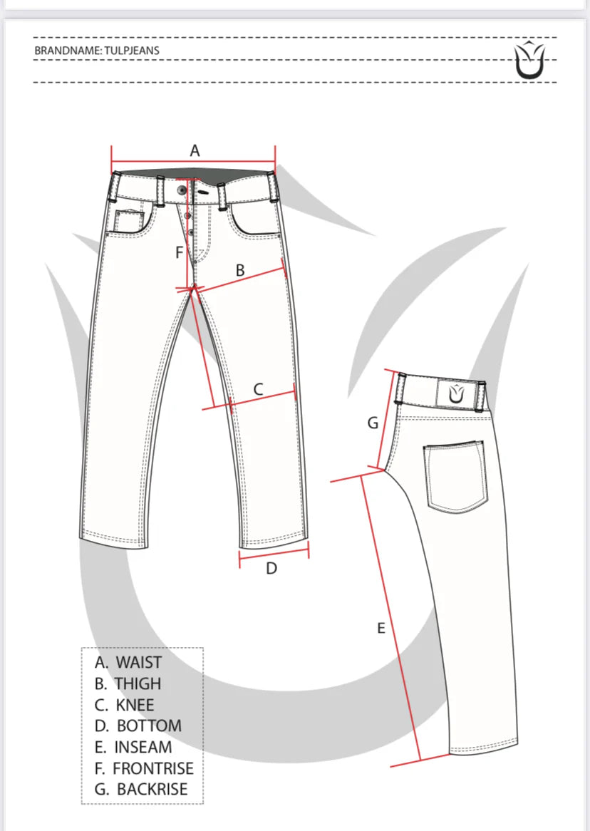 Tulp jeans 32W36L