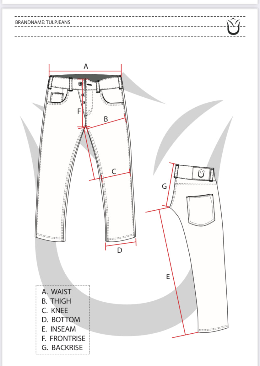 Tulp jeans 31W36L